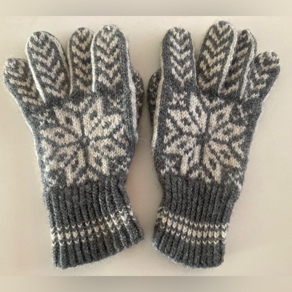 Hand-Knit Norwegian Wool Gloves